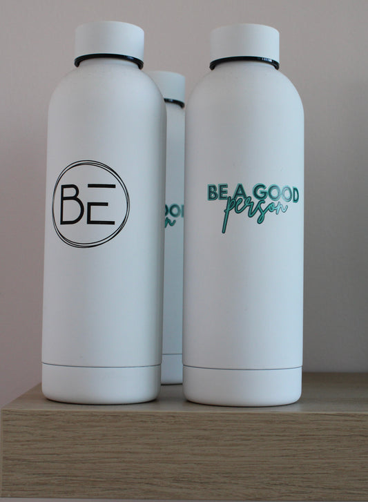 BE Water Bottle-White